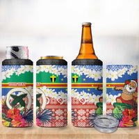 Personalised Tafea Joyeux Noel 4 in 1 Can Cooler Tumbler Proud To Be a Ni-Van Sand Drawing Art LT9 - Polynesian Pride