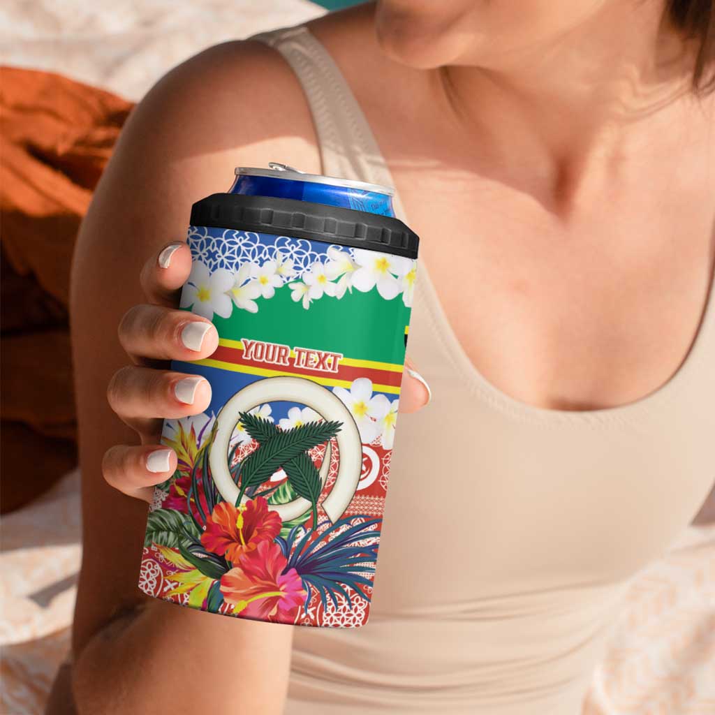 Personalised Tafea Joyeux Noel 4 in 1 Can Cooler Tumbler Proud To Be a Ni-Van Sand Drawing Art LT9 - Polynesian Pride