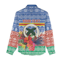 Personalised Tafea Joyeux Noel Women Casual Shirt Proud To Be a Ni-Van Sand Drawing Art LT9 - Polynesian Pride