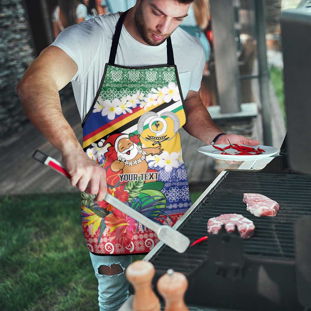 Personalised Torba Joyeux Noel Apron Proud To Be a Ni-Van Sand Drawing Art - Polynesian Pride
