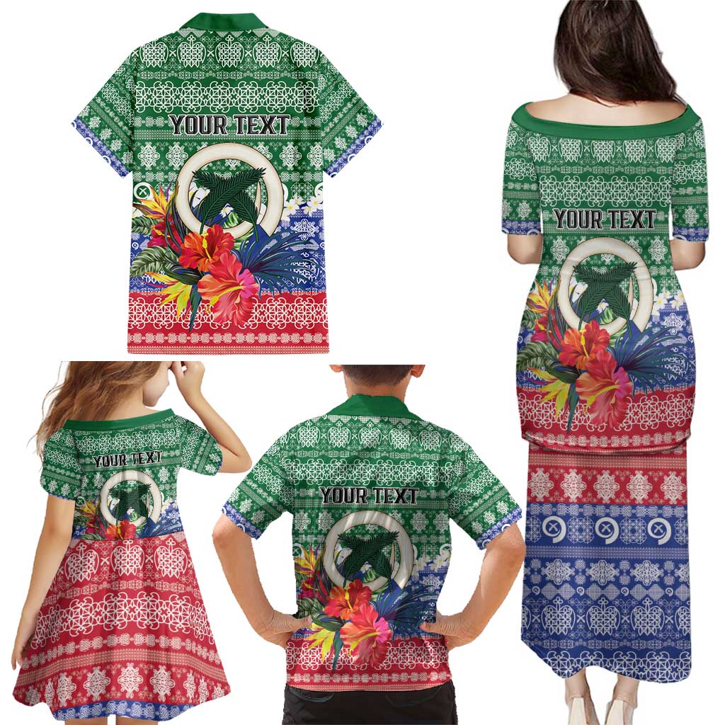 Personalised Torba Joyeux Noel Family Matching Puletasi and Hawaiian Shirt Proud To Be a Ni-Van Sand Drawing Art LT9 - Polynesian Pride