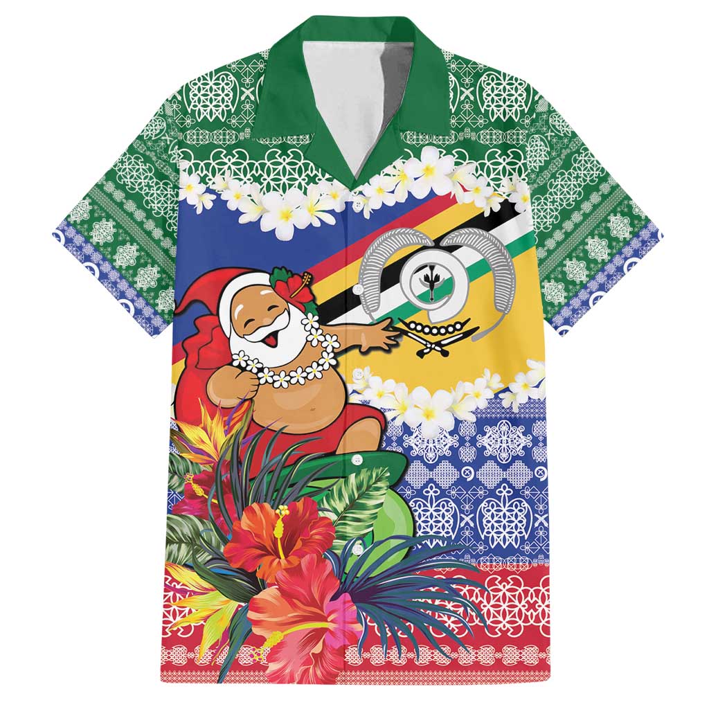 Personalised Torba Joyeux Noel Family Matching Tank Maxi Dress and Hawaiian Shirt Proud To Be a Ni-Van Sand Drawing Art LT9 Dad's Shirt - Short Sleeve Green - Polynesian Pride