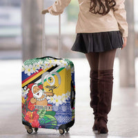 Personalised Torba Joyeux Noel Luggage Cover Proud To Be a Ni-Van Sand Drawing Art - Polynesian Pride