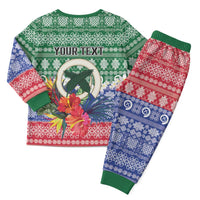 Personalised Torba Joyeux Noel Christmas Pajama Set Proud To Be a Ni-Van Sand Drawing Art - Polynesian Pride