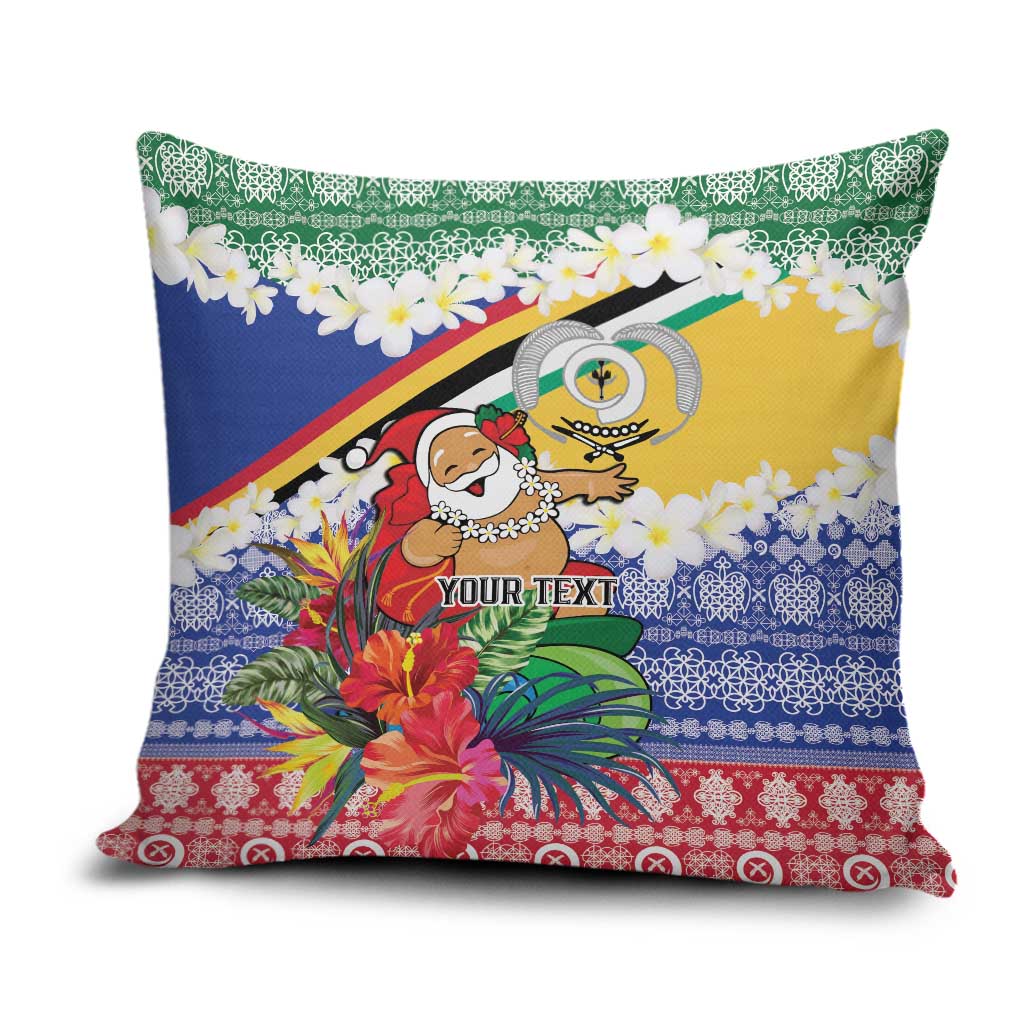 Personalised Torba Joyeux Noel Pillow Cover Proud To Be a Ni-Van Sand Drawing Art LT9 Green - Polynesian Pride