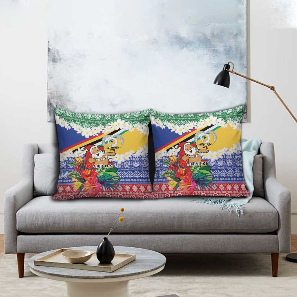 Personalised Torba Joyeux Noel Pillow Cover Proud To Be a Ni-Van Sand Drawing Art LT9 - Polynesian Pride