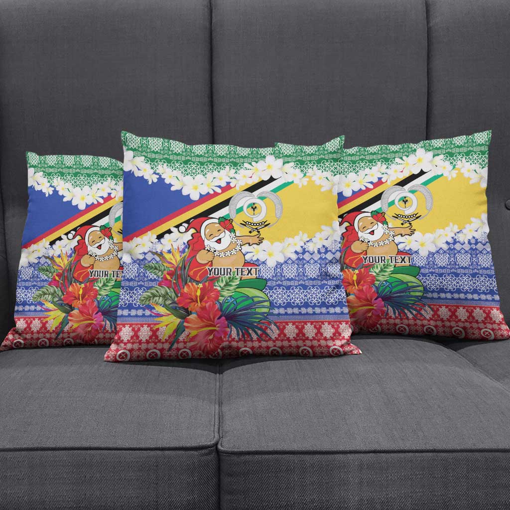Personalised Torba Joyeux Noel Pillow Cover Proud To Be a Ni-Van Sand Drawing Art LT9 - Polynesian Pride