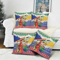 Personalised Torba Joyeux Noel Pillow Cover Proud To Be a Ni-Van Sand Drawing Art LT9 - Polynesian Pride