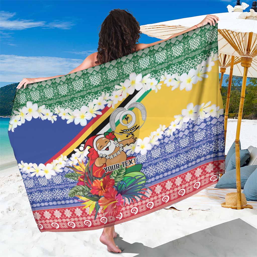 Personalised Torba Joyeux Noel Sarong Proud To Be a Ni-Van Sand Drawing Art - Polynesian Pride
