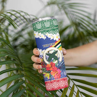 Personalised Torba Joyeux Noel Skinny Tumbler Proud To Be a Ni-Van Sand Drawing Art LT9 - Polynesian Pride