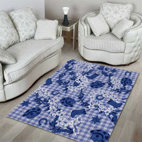 Mokihana Maile Ilima Leis Paniolo Palaka Area Rug Hawaiian Polu Spirit LT9 - Polynesian Pride