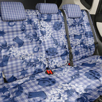 Mokihana Maile Ilima Leis Paniolo Palaka Back Car Seat Cover Hawaiian Polu Spirit LT9 - Polynesian Pride