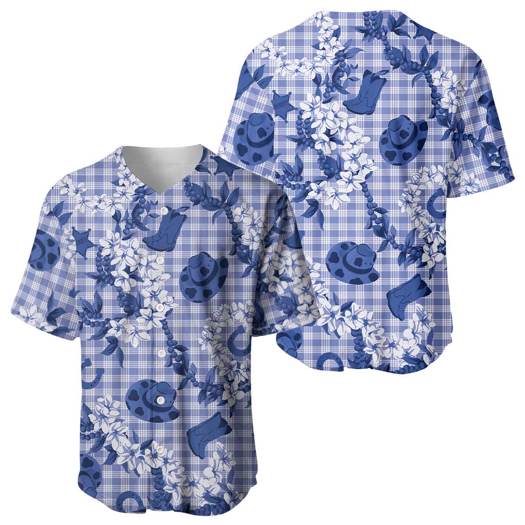 Mokihana Maile Ilima Leis Paniolo Palaka Baseball Jersey Hawaiian Polu Spirit - Polynesian Pride