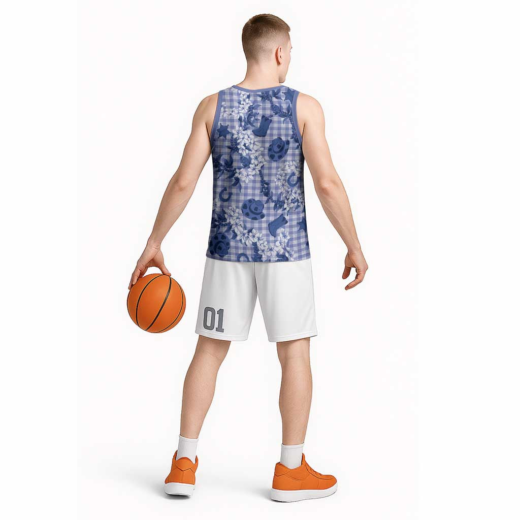 Mokihana Maile Ilima Leis Paniolo Palaka Basketball Jersey Hawaiian Polu Spirit LT9 - Polynesian Pride