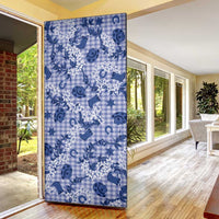 Mokihana Maile Ilima Leis Paniolo Palaka Door Cover Hawaiian Polu Spirit LT9 - Polynesian Pride