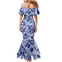 Mokihana Maile Ilima Leis Paniolo Palaka Family Matching Mermaid Dress and Hawaiian Shirt Hawaiian Polu Spirit LT9 - Polynesian Pride
