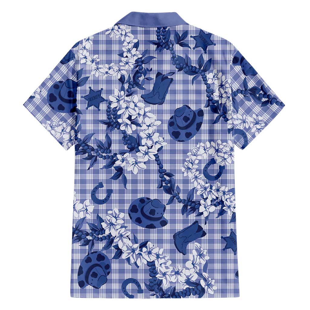 Mokihana Maile Ilima Leis Paniolo Palaka Family Matching Puletasi and Hawaiian Shirt Hawaiian Polu Spirit LT9 - Polynesian Pride