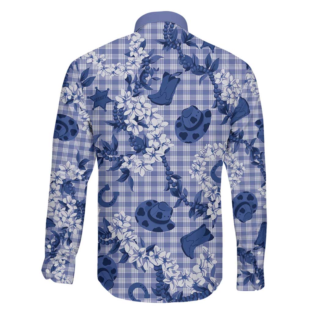 Mokihana Maile Ilima Leis Paniolo Palaka Family Matching Puletasi and Hawaiian Shirt Hawaiian Polu Spirit LT9 - Polynesian Pride