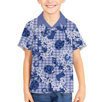 Mokihana Maile Ilima Leis Paniolo Palaka Hawaiian Shirt Hawaiian Polu Spirit LT9 - Polynesian Pride