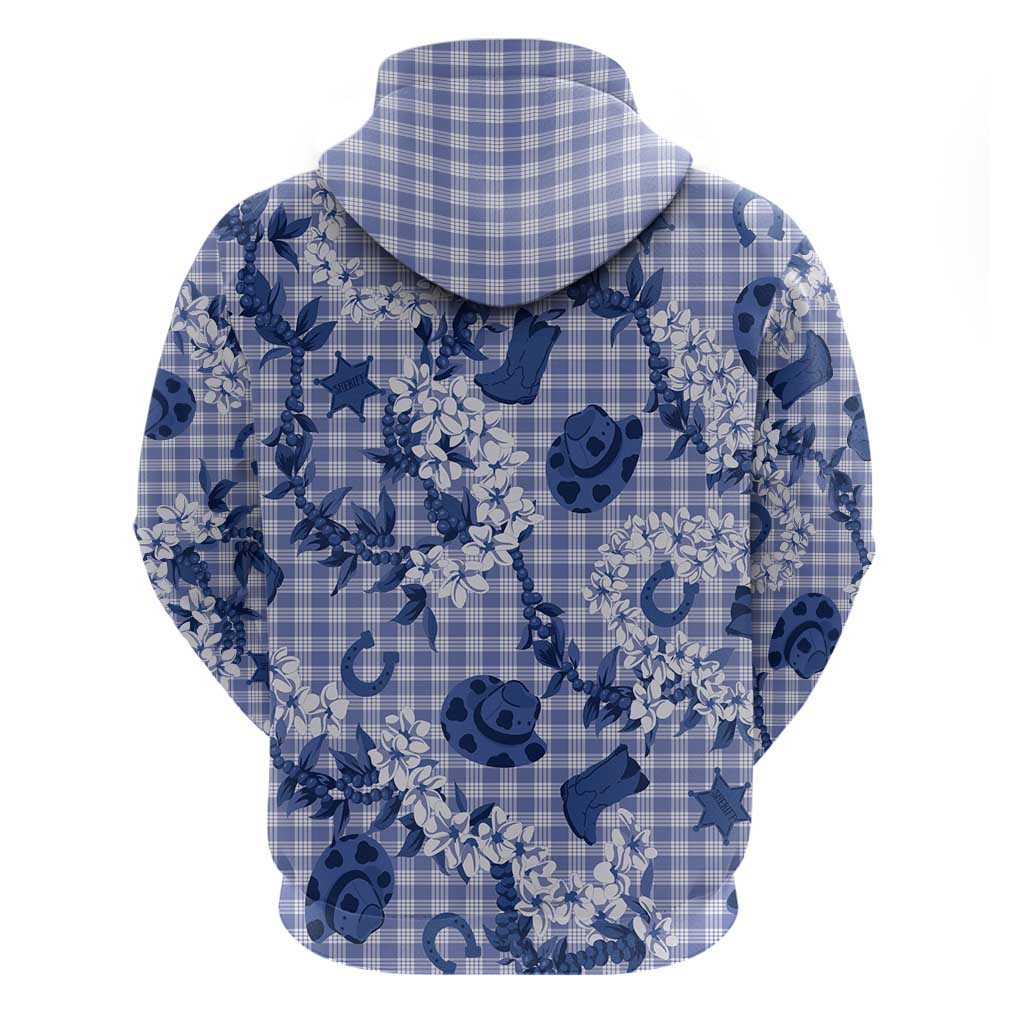 Mokihana Maile Ilima Leis Paniolo Palaka Hoodie Hawaiian Polu Spirit LT9 - Polynesian Pride