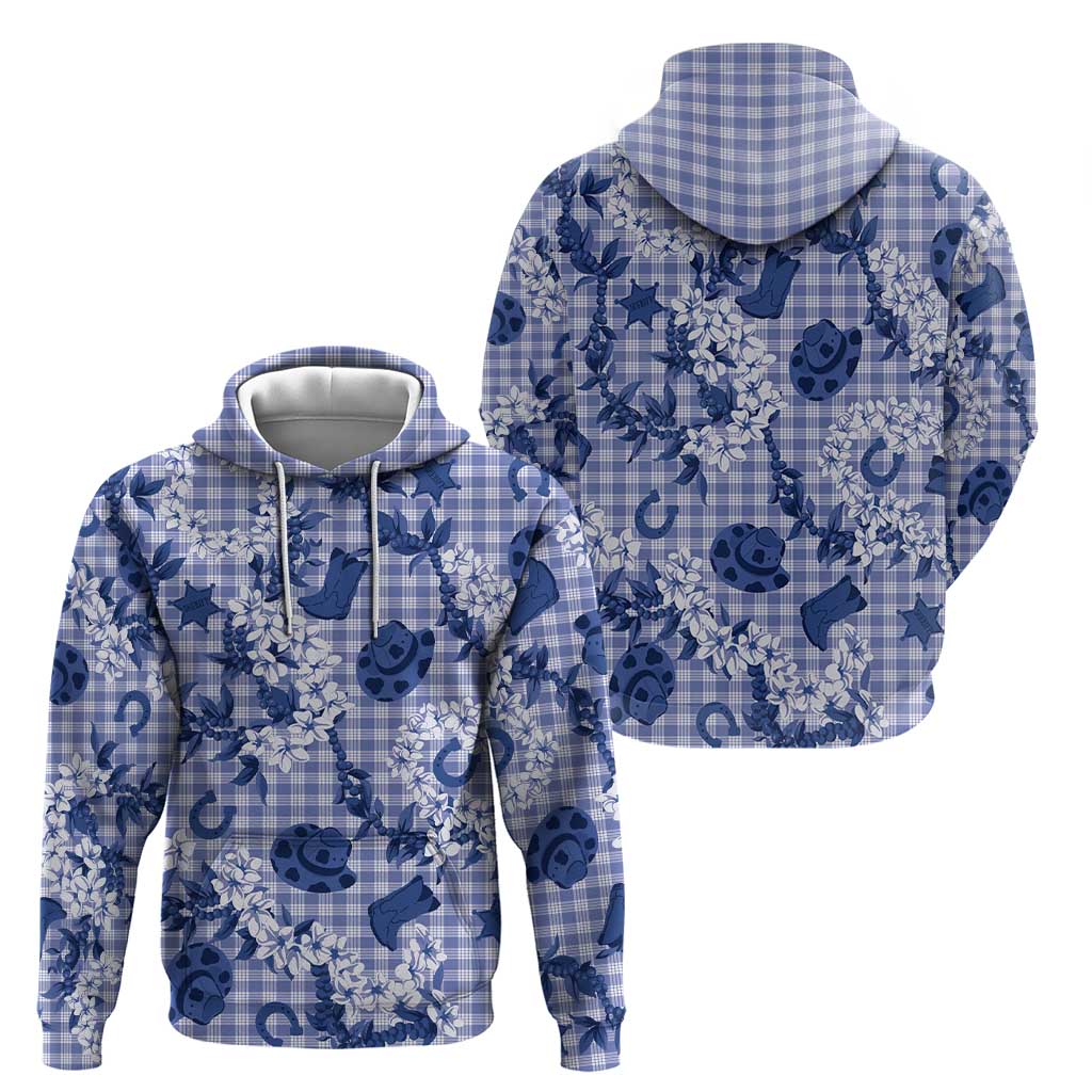 Mokihana Maile Ilima Leis Paniolo Palaka Hoodie Hawaiian Polu Spirit LT9 - Polynesian Pride