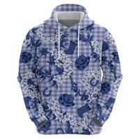 Mokihana Maile Ilima Leis Paniolo Palaka Hoodie Hawaiian Polu Spirit LT9 - Polynesian Pride