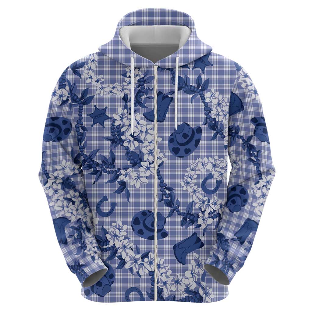 Mokihana Maile Ilima Leis Paniolo Palaka Hoodie Hawaiian Polu Spirit LT9 - Polynesian Pride