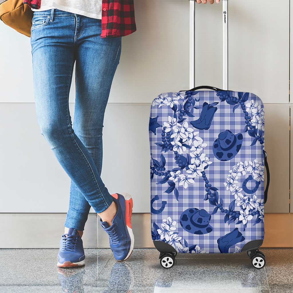 Mokihana Maile Ilima Leis Paniolo Palaka Luggage Cover Hawaiian Polu Spirit LT9 - Polynesian Pride