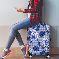 Mokihana Maile Ilima Leis Paniolo Palaka Luggage Cover Hawaiian Polu Spirit LT9 - Polynesian Pride