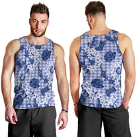 Mokihana Maile Ilima Leis Paniolo Palaka Men Tank Top Hawaiian Polu Spirit LT9 - Polynesian Pride