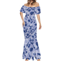 Mokihana Maile Ilima Leis Paniolo Palaka Mermaid Dress Hawaiian Polu Spirit LT9 - Polynesian Pride