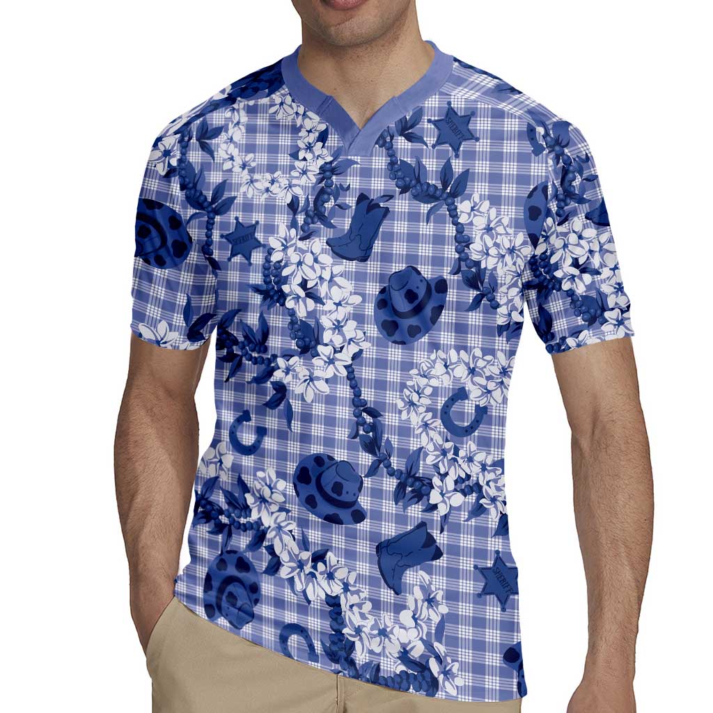 Mokihana Maile Ilima Leis Paniolo Palaka Rugby Jersey Hawaiian Polu Spirit LT9 - Polynesian Pride