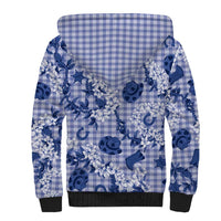 Mokihana Maile Ilima Leis Paniolo Palaka Sherpa Hoodie Hawaiian Polu Spirit LT9 - Polynesian Pride