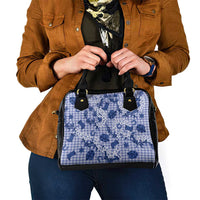Mokihana Maile Ilima Leis Paniolo Palaka Shoulder Handbag Hawaiian Polu Spirit - Polynesian Pride