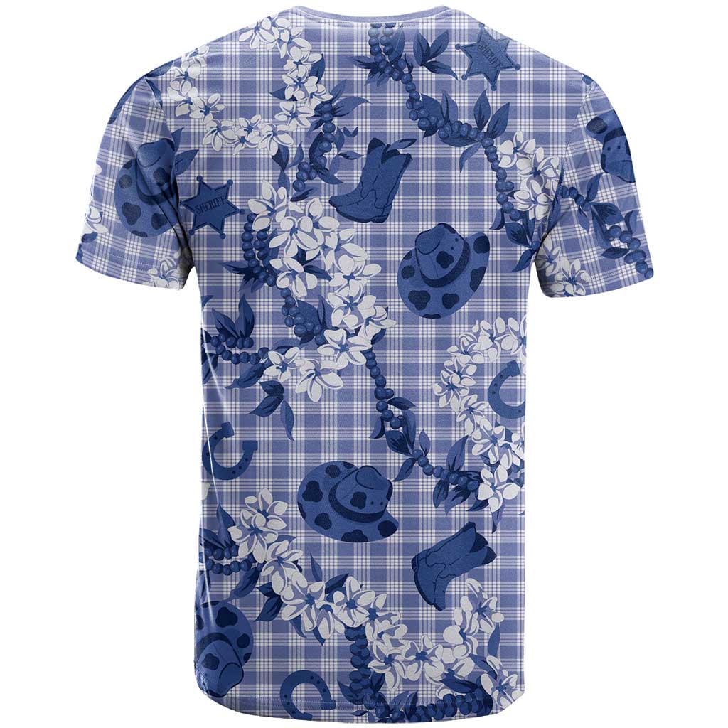 Mokihana Maile Ilima Leis Paniolo Palaka T Shirt Hawaiian Polu Spirit LT9 - Polynesian Pride
