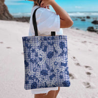 Mokihana Maile Ilima Leis Paniolo Palaka Tote Bag Hawaiian Polu Spirit LT9 - Polynesian Pride