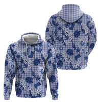 Mokihana Maile Ilima Leis Paniolo Palaka Zip Hoodie Hawaiian Polu Spirit LT9 - Polynesian Pride