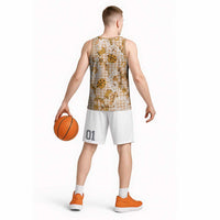 Mokihana Maile Ilima Leis Paniolo Palaka Basketball Jersey Hawaiian Kula Spirit LT9 - Polynesian Pride