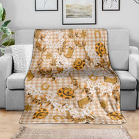 Mokihana Maile Ilima Leis Paniolo Palaka Blanket Hawaiian Kula Spirit LT9 - Polynesian Pride