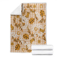 Mokihana Maile Ilima Leis Paniolo Palaka Blanket Hawaiian Kula Spirit LT9 - Polynesian Pride