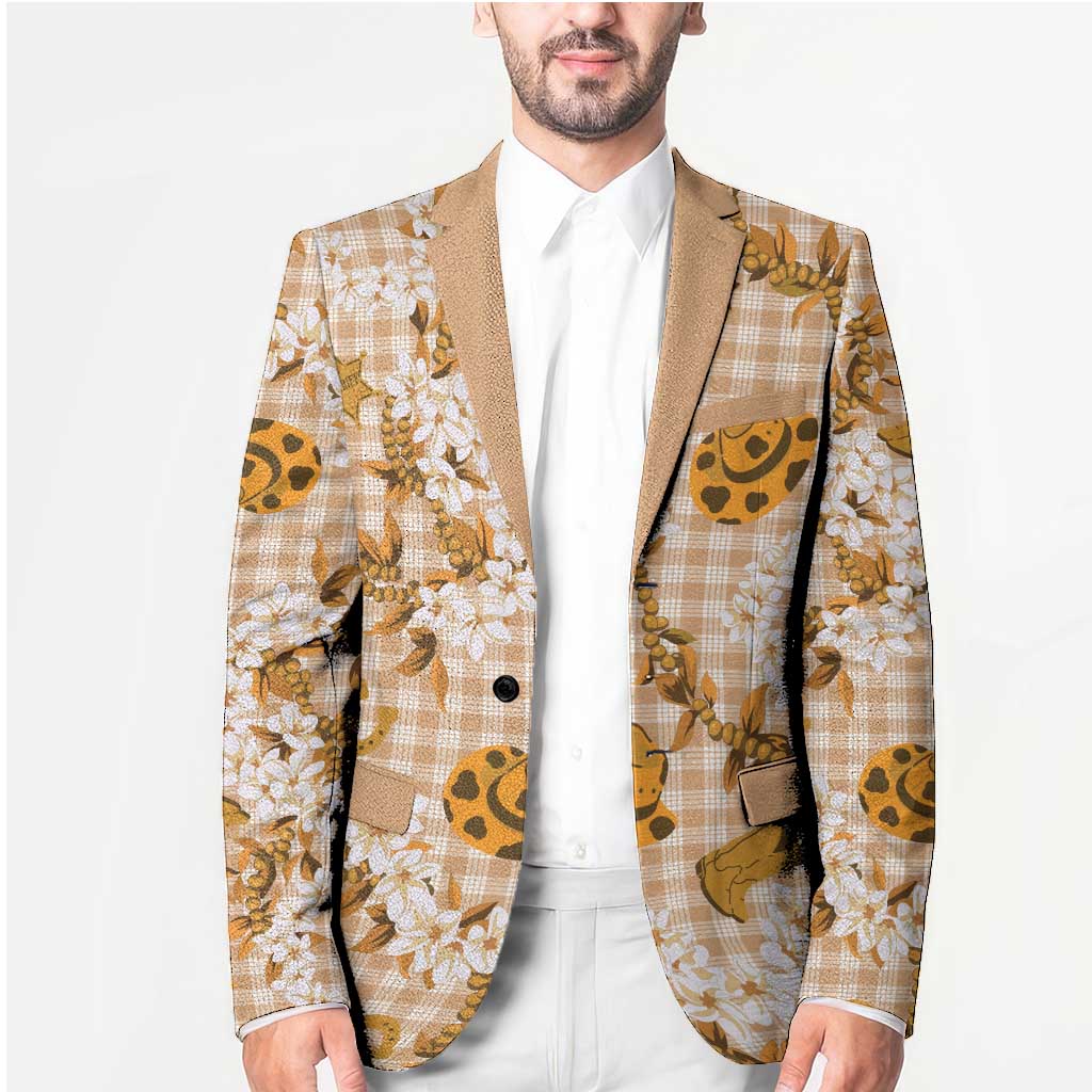Mokihana Maile Ilima Leis Paniolo Palaka Blazer Hawaiian Kula Spirit LT9 - Polynesian Pride