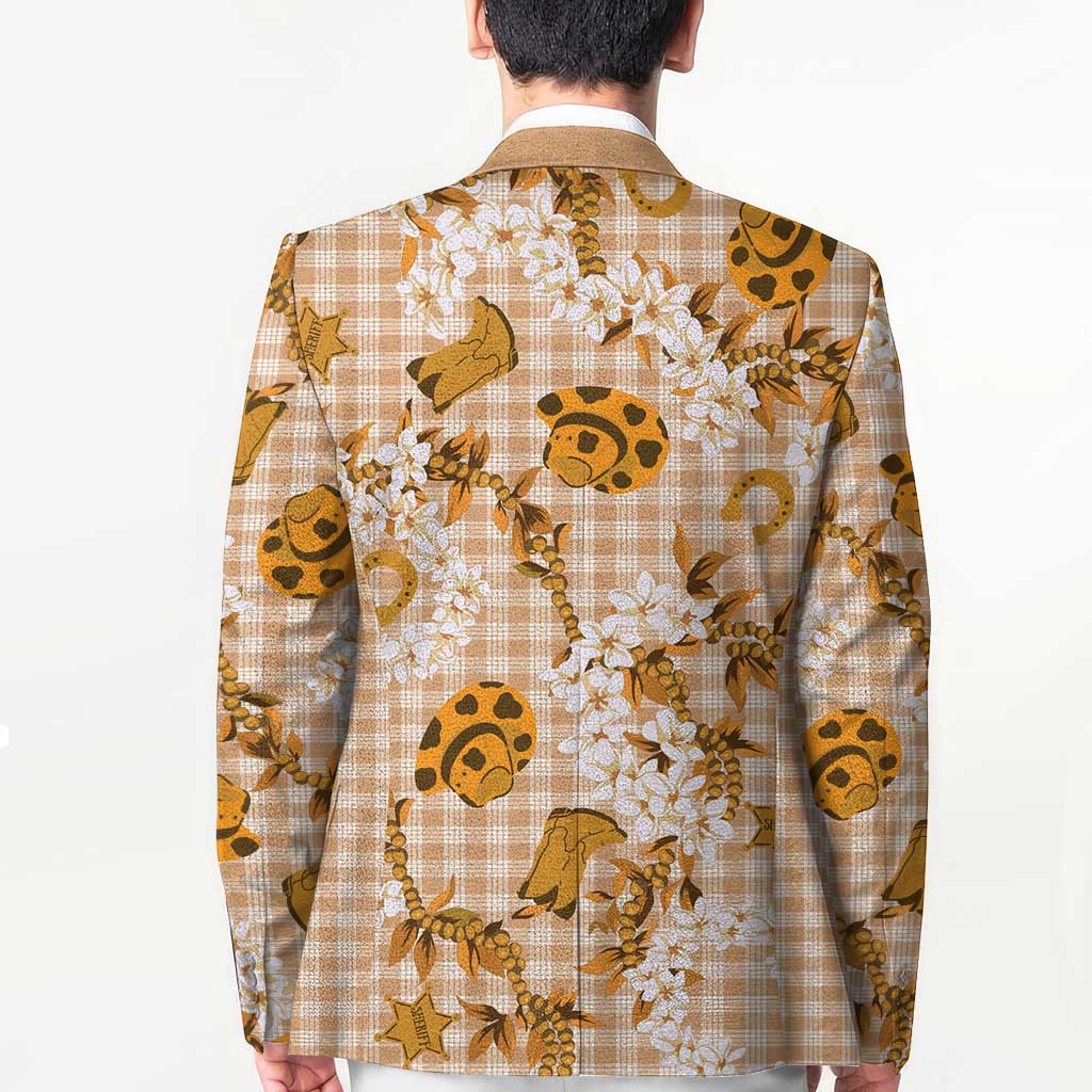 Mokihana Maile Ilima Leis Paniolo Palaka Blazer Hawaiian Kula Spirit LT9 - Polynesian Pride