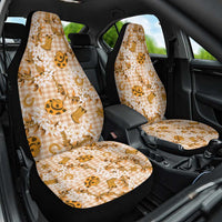 Mokihana Maile Ilima Leis Paniolo Palaka Car Seat Cover Hawaiian Kula Spirit LT9 One Size Gold - Polynesian Pride