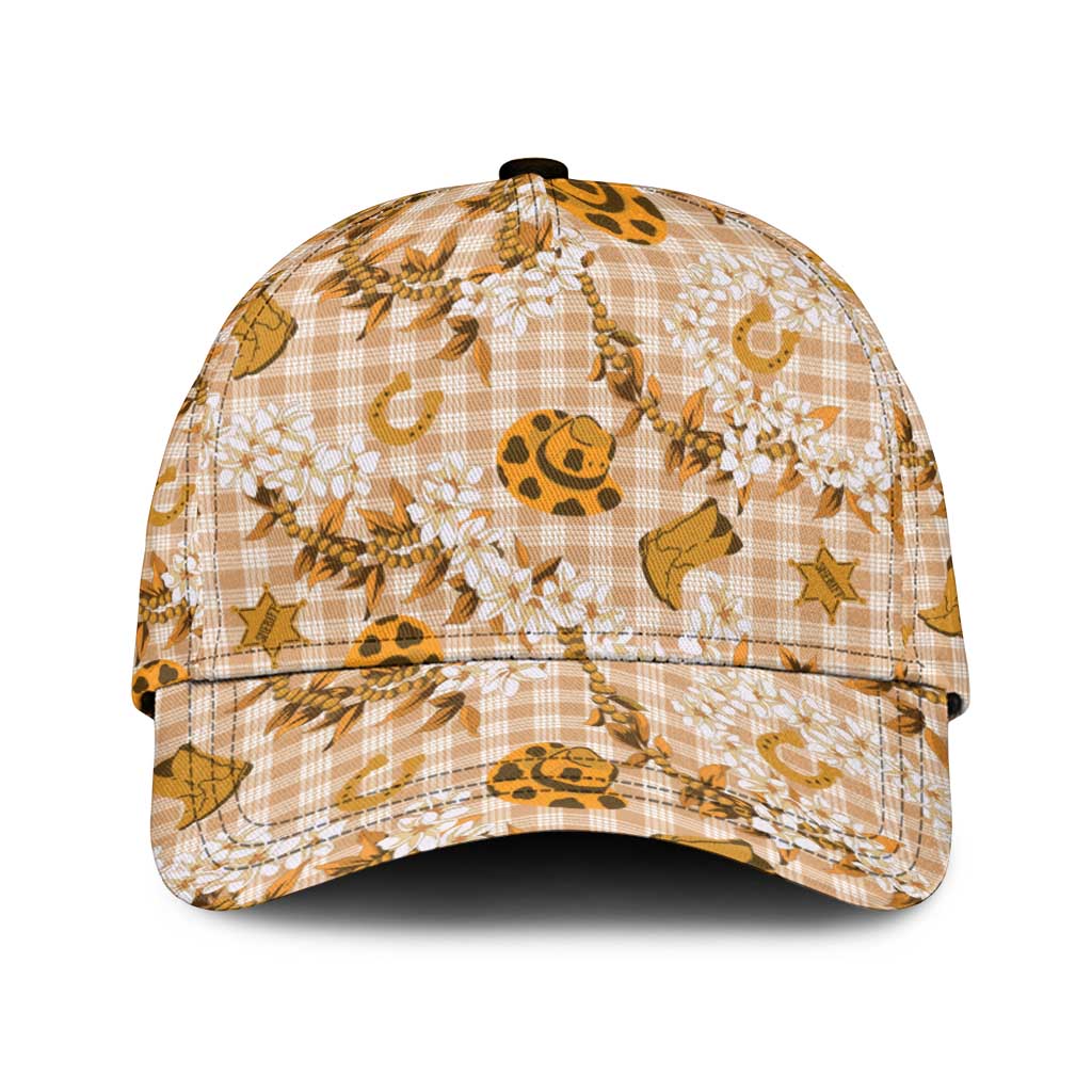 Mokihana Maile Ilima Leis Paniolo Palaka Classic Cap Hawaiian Kula Spirit - Polynesian Pride