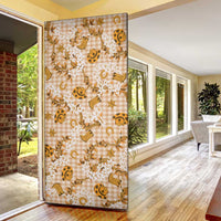 Mokihana Maile Ilima Leis Paniolo Palaka Door Cover Hawaiian Kula Spirit LT9 - Polynesian Pride