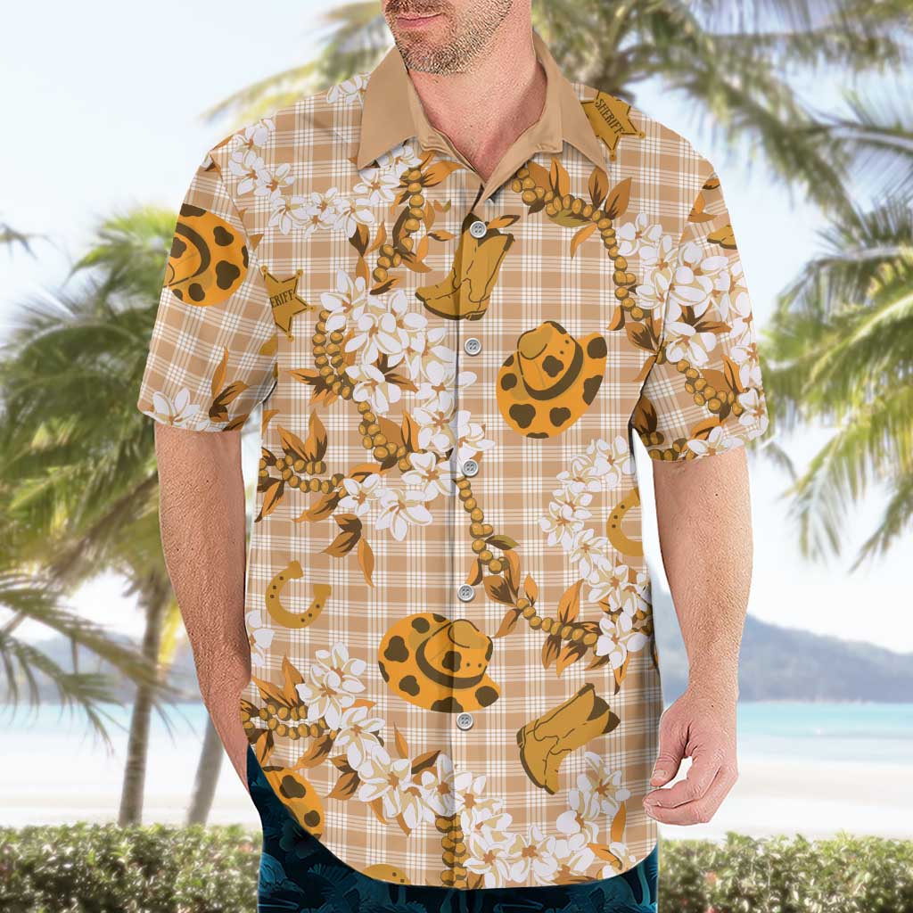 Mokihana Maile Ilima Leis Paniolo Palaka Hawaiian Shirt Hawaiian Kula Spirit LT9 - Polynesian Pride