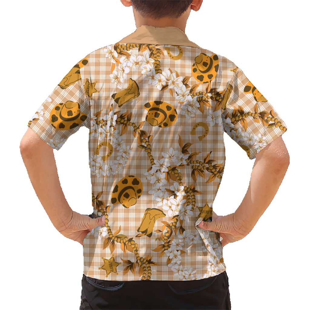 Mokihana Maile Ilima Leis Paniolo Palaka Hawaiian Shirt Hawaiian Kula Spirit LT9 - Polynesian Pride
