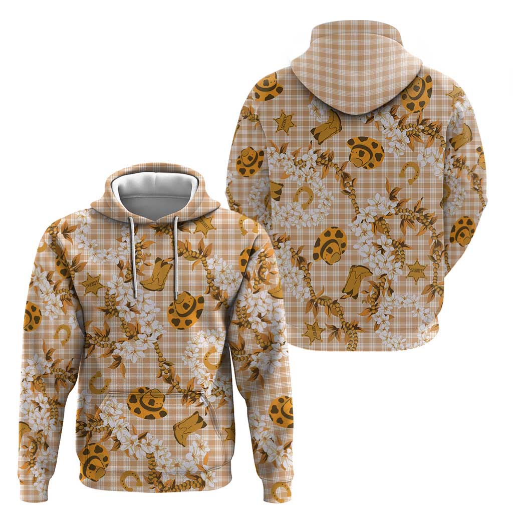 Mokihana Maile Ilima Leis Paniolo Palaka Hoodie Hawaiian Kula Spirit LT9 - Polynesian Pride