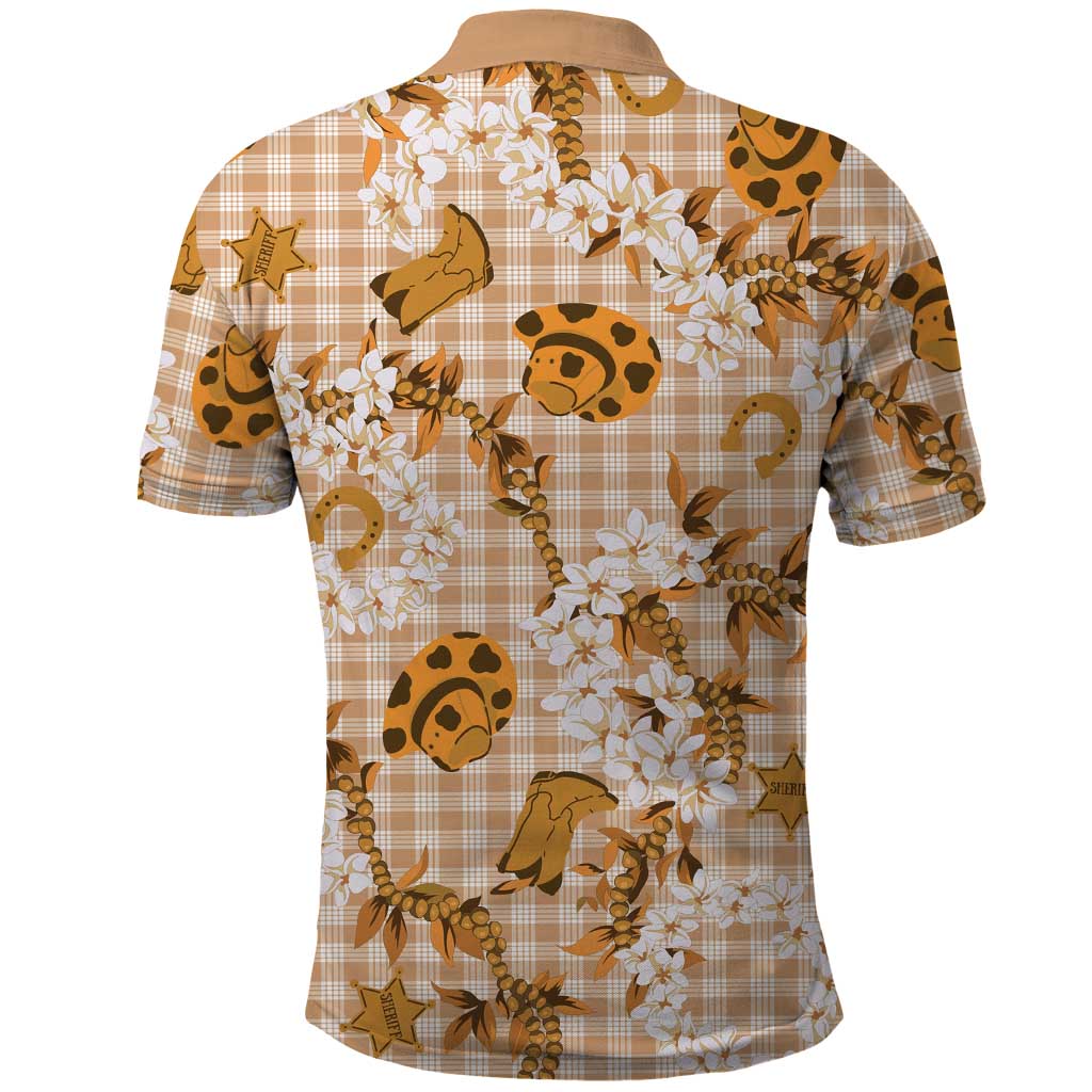 Mokihana Maile Ilima Leis Paniolo Palaka Polo Shirt Hawaiian Kula Spirit LT9 - Polynesian Pride