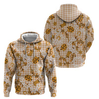 Mokihana Maile Ilima Leis Paniolo Palaka Zip Hoodie Hawaiian Kula Spirit LT9 - Polynesian Pride